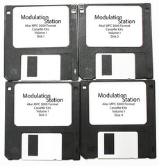 Akai MPC 3000 2000XL Format Floppy Disk Disks Sample Library Tape Drums Volume 1