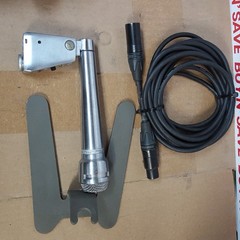 University Sounds US664A Metal Microphone w/ EV400 Desk Stand & Cable – USED