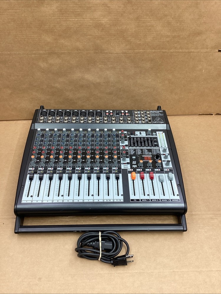 Behringer Europower PMP4000 1600W 16-Ch Powered Mixer – see description