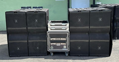 (4) JBL VTX G28 Dual 18″ 8000W Subwoofer (2) CROWN 12000HD AMP (TRUEHEARTSOUND)