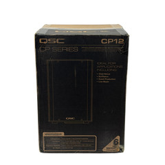QSC CP12 Speaker 12″ Two Way 1000 Watt Active Powered Monitor Class-D Open Box
