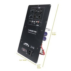 OPEN BOX:Sound Town Class-D Amp for PA Subwoofer 350W RMS w/LPF(STPAS-600D-R)