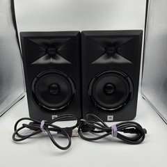 JBL Professional LSR305 Active Studio Monitor Speakers Pair With Power Cords