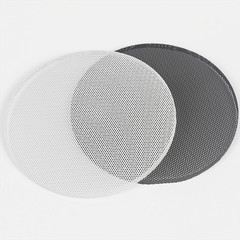 Round Hole Hemmed Metal Iron Mesh Grille Covers Speaker Loudspeaker Horn Repair