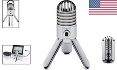 Meteor Mic: Chrome USB Condenser for Exceptional Audio & Ultimate Portability