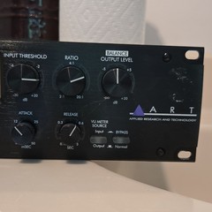 ART 412 Dual-Channel Analog Rackmount Compressor/Limiter 1U w/ Bypass