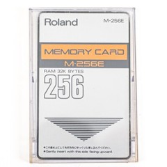 Roland M-256E Memory Card Ram 32k Bytes for Synths and Drum Machine