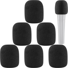 Windscreen for SM58, 6Pack Microphone Pop Filter Foam Cover for Shure SM58 SM48,