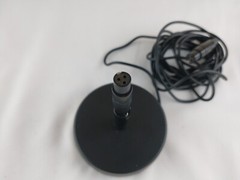 Clockaudio S750 Tabletop Microphone Base Mini XLR Female 10 Inch Cable Black