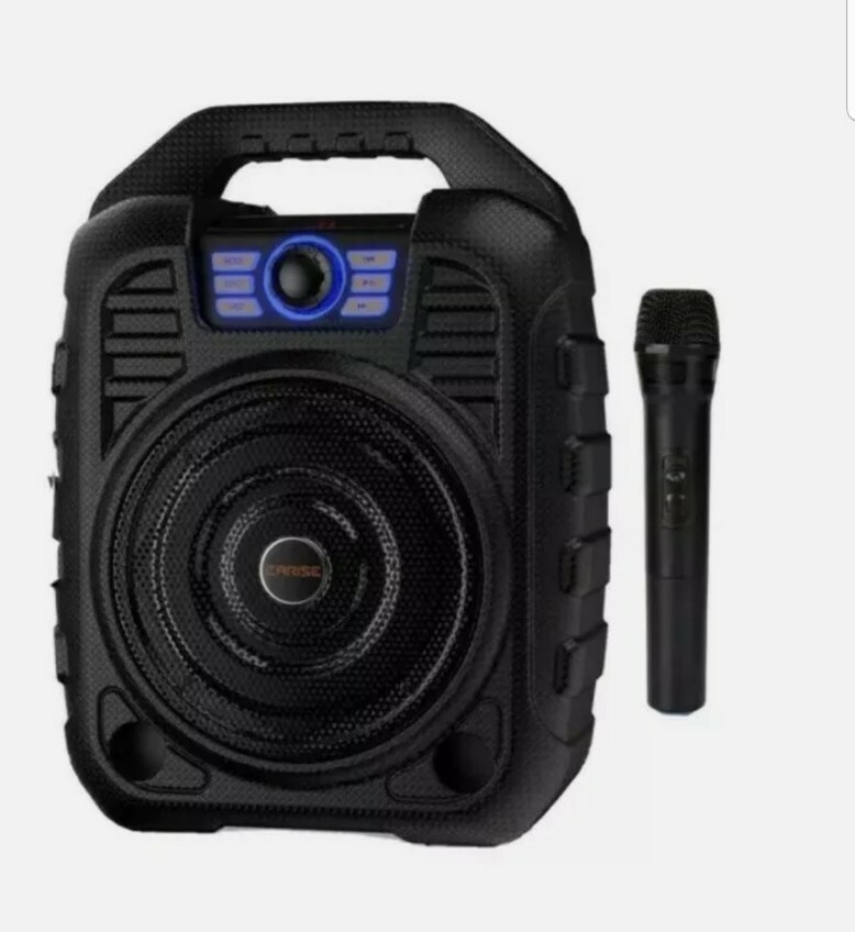 Earise T26 Portable PA Bluetooth Speaker w/ Wireless Microphone Rechargeable