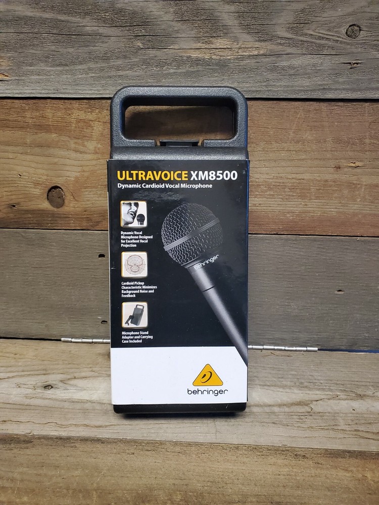 Behringer ULTRAVOICE XM8500 Dynamic Vocal Microphone Cardioid w/ CASE