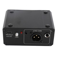 Microphone Preamp High Gain 48V Power XLR Output Mic Preamplifier For