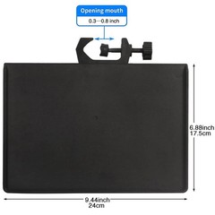 Microphone Stand Tray Mount Clamp on Rod Holders, Microphone Stand Desk with …