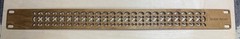 1U decorative ventilated rack panel – wood – laser cut/engraved