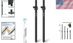 Versatile Speaker Poles Set – Height Adjustable & Ideal for Home or Live Use