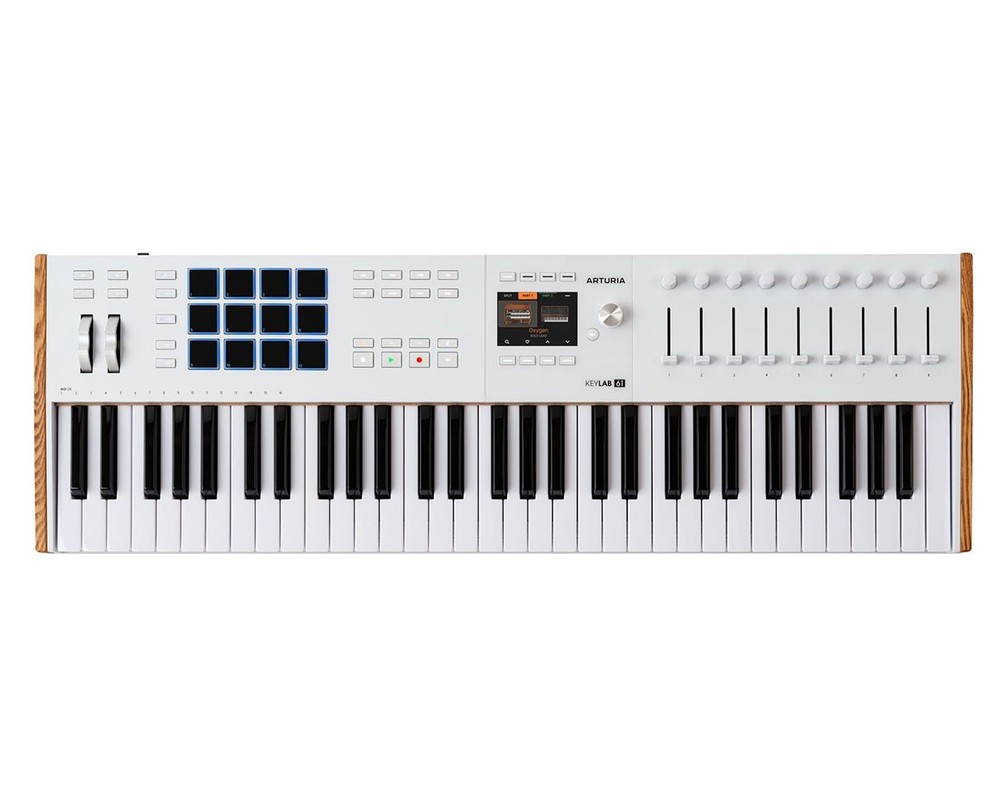 Arturia KeyLab 61 mk3 61-Key MIDI Keyboard Controller – White