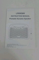 Wireless Karaoke Speaker PA Bluetooth System Powerful By Hotec Used