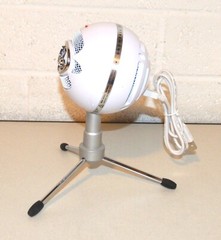 Blue Snowball iCE USB Microphone for PC, Mac – White