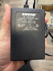 Shure PS40 Power Supply PS 40 15 VDC 600mA cut end