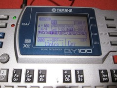 Yamaha QY100 Mobile Sequencer Very Good Tested MIJ w/ Power Supply, 8MB Card