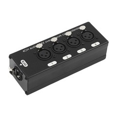 4 Channel XLR Extender 300m Sub Snake Box 2PCS Network Extender 4XLR-F/4XLR-M