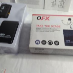 QFX M-309 Wireless Professional Microphone System Complete For Parts Or Repair