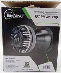 Timpano TPT-DH2000 PRO 2″ Exit Compression Driver Horn 450 Watts Max Power 8 Ohm