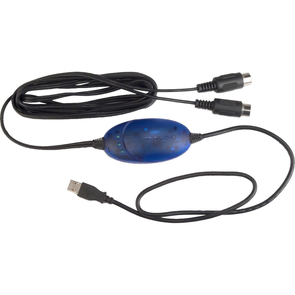 M-Audio Uno 1-In/1-Out USB Bus-Powered MIDI Interface
