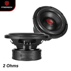 PRORECK 408-D2 8″ 1200W Car Subwoofer Dual 2 Ohm Easy Mount Audio Speaker Single