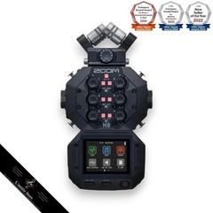 ZOOM H8 Handy Recorder Podcast Field 8 Channels Portable Recording 12 Tracks H 8