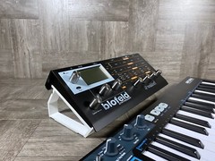 35º Stands for Waldorf Blofeld or Pulse 2 Desktop Synths – WHITE – US Seller