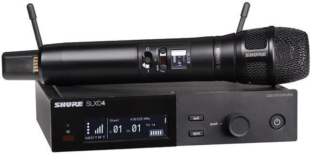 Shure SLXD24/N8SB Digital Wireless Microphone System G58