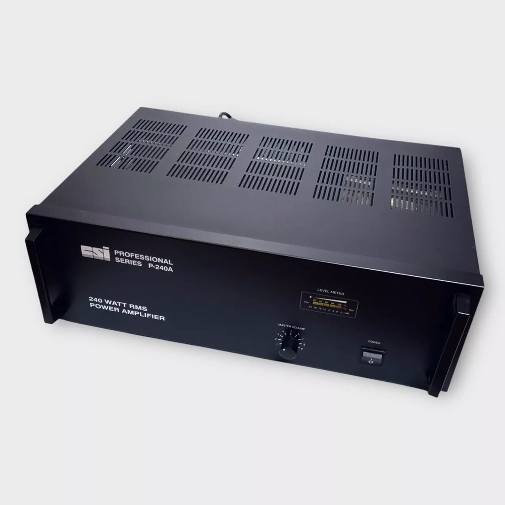 Speco Technologies CSI Professional Series P-240A Amplifier 240W RMS 25V/70V
