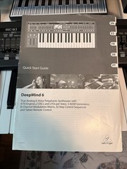 Used Great Condition Behringer DeepMind 6 37-Key 6-Voice Analog Synthesizer