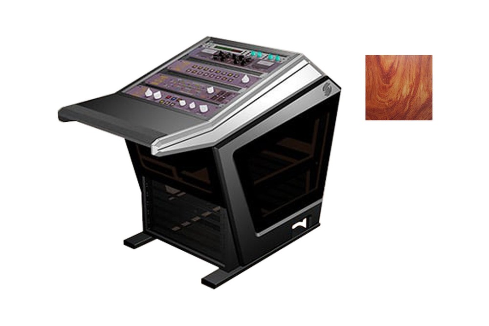 Sterling Modular Plan-Uno Console | African Rosewood | Clear Finish | 24 RU