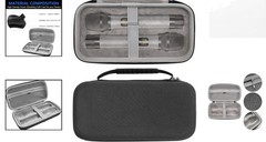 Dual Microphone Storage Case, Hard-Shell Bag for Bietrun SY-WXM-2 & PG58