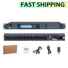4.8SP 110V/220V 4 Inputs & 8 Outputs Digital Speaker Audio Processor DriveRack
