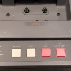 Sony CCP-1300 Audio Cassette Duplicator Console/Tabletop w/ Power Cord Bag