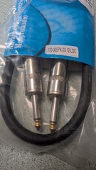 Professional Grade Speaker Cable Two Pack New In Package 3ft 1/4 Inch