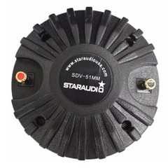 8 Ohms 2600W 51MM Titanium Compression Screw-On Horn Speaker Driver Tweeter