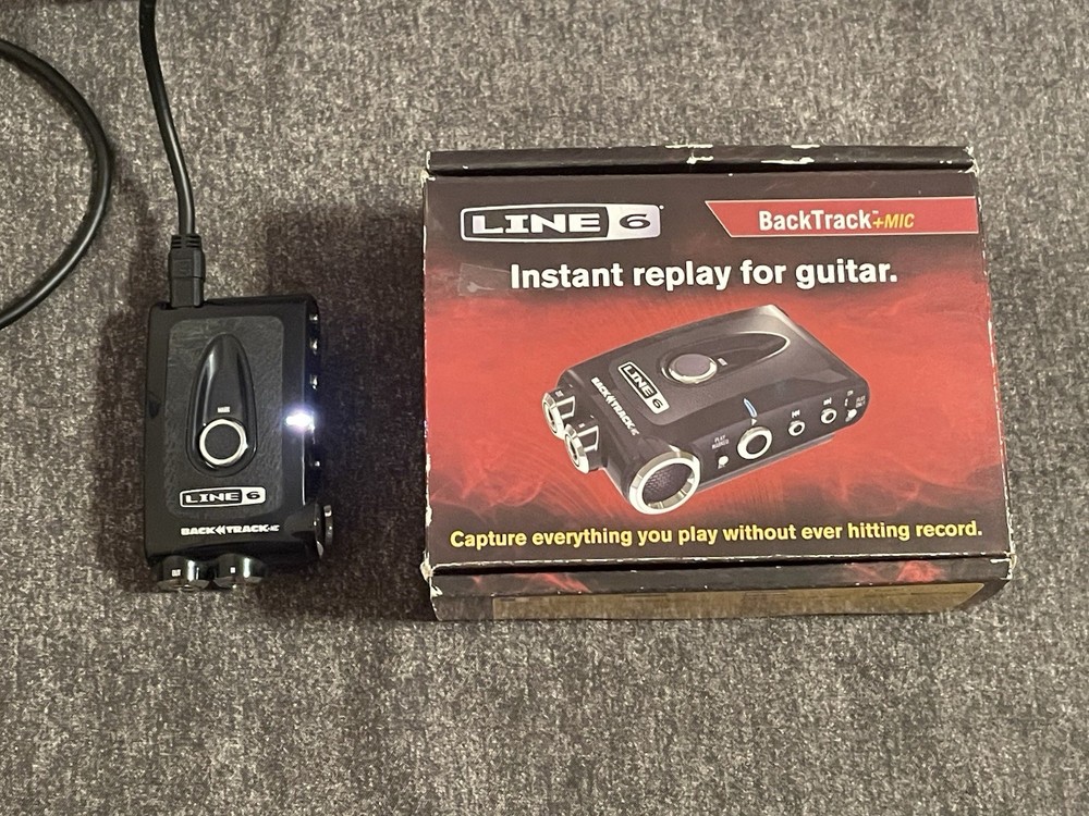 Line 6 BackTrack Mic Digital Portable Recorder Built-in Mic USB Tested Read Desc
