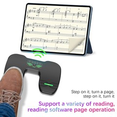 For Smartphones IPad Android Windows Wireless Page Turner Pedal Bluetooth Foot