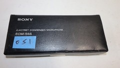 Sony ECM-55S Electret Condenser Omnidirectional Lavalier Microphone W/Box (051)