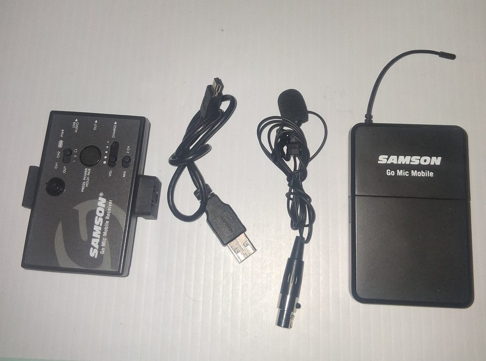 Samson Go Mic Mobile & Receiver PXD2 Trasmitter & GMM Receiver