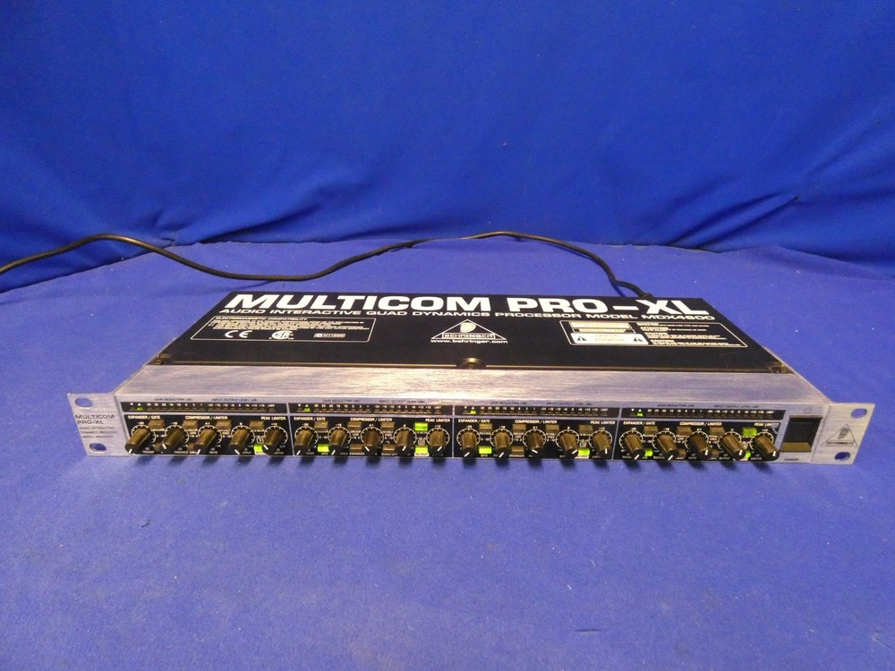 Behringer MDX4600 Multicom Pro-XL Audio Interactive Quad Dynamics Processor