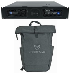 Crown XLC21300 2-Channel 1300w Power Amplifier For Pro/Cinema XLC 21300+Backpack