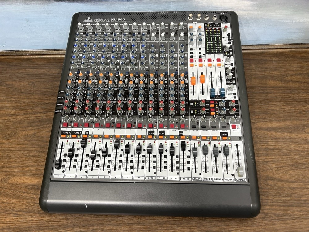 Behringer 16-Input 4-Bus Mixer XENYX XL1600 Tested Working
