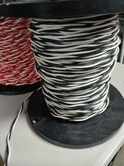 12-awg twisted pair Tinned Copper Hook-Up wire Black & White 302-ft