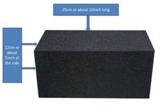 4 PACK 10″x5″x5″ Acoustic Foam Bass Trap Studio Soundproofing Corner Wall