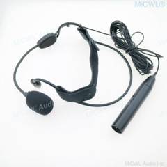 Dynamic ME3 Headset Microphone XLR 3Pin Phantom Power Head wear Mic for Mixer